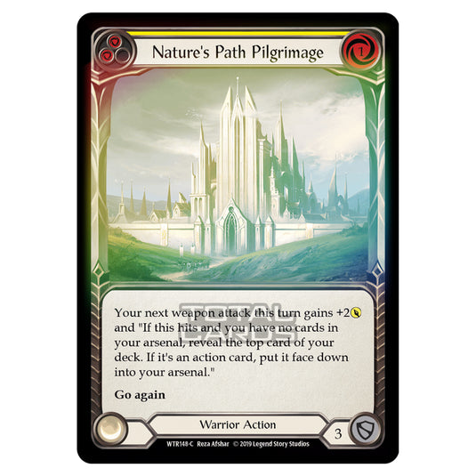 Flesh & Blood - Welcome to Rathe - Nature's Path Pilgrimage (Common) - WTR148 (Rainbow Foil)