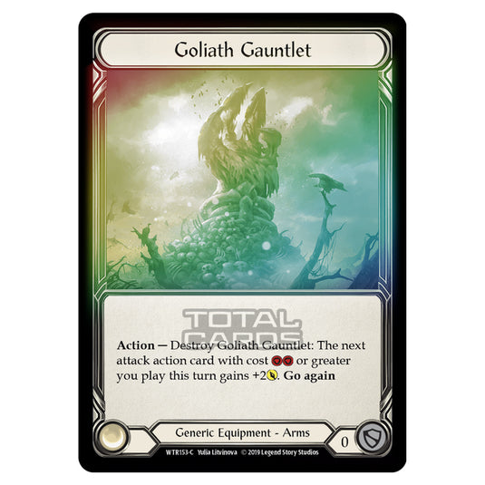 Flesh & Blood - Welcome to Rathe - Goliath Gauntlet (Common) - WTR153 (Rainbow Foil)