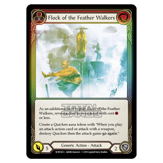 Flesh & Blood - Welcome to Rathe - Flock of the Featherwalkers (Common) - WTR182 (Rainbow Foil)