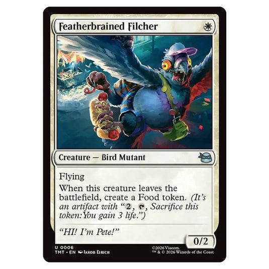 Magic The Gathering - Teenage Mutant Ninja Turtles - Featherbrained Filcher - 0006
