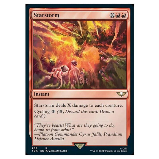 Magic The Gathering - Universes Beyond - Warhammer 40k - Starstorm - 208/168
