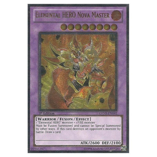 Yu-Gi-Oh! - Generation Force - Elemental HERO Nova Master (Ultimate Rare) GENF-EN093