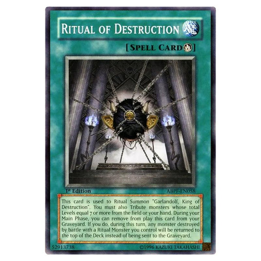 Yu-Gi-Oh! - Absolute Powerforce - Ritual of Destruction (Common) ABPF-EN058