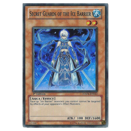 Yu-Gi-Oh! - Hidden Arsenal 4 - Trishula's Triumph - Secret Guards of the Ice Barrier (Super Rare) HA04-EN053