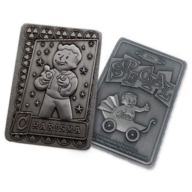 fallout limited edition perk card Fallout Ingots with Album S.P.E.C.I.A.L. Perk Card Collectors Album
