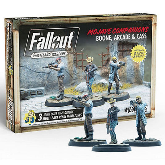 Fallout - Wasteland Warfare - Boone, Arcade and Cass