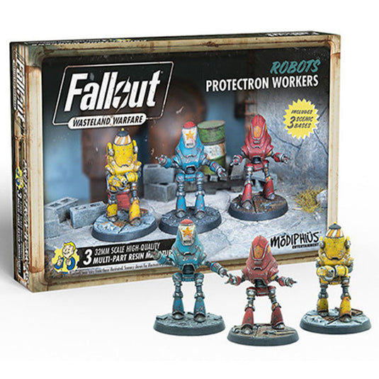 Fallout - Wasteland Warfare - Robots - Protectron Workers