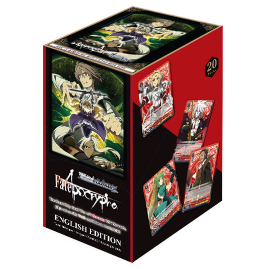Weiss Schwarz - Fate／Apocrypha - Booster Box (20 Boosters)