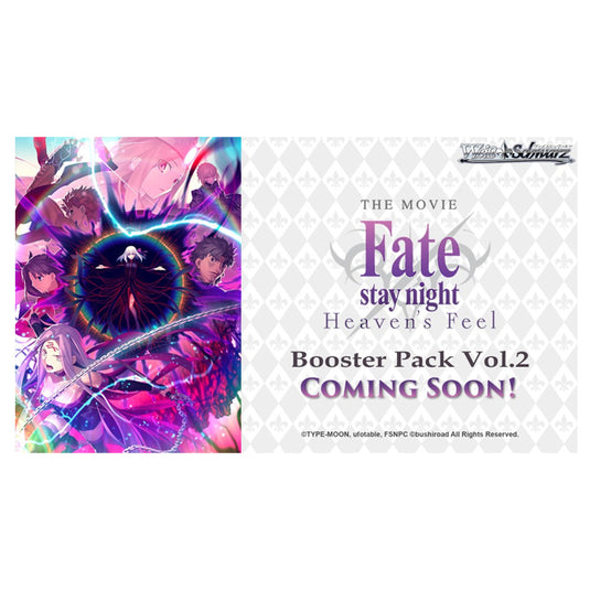 Weiss Schwarz - Fate/Stay Night Heaven's Feel Vol.2 - Booster Pack