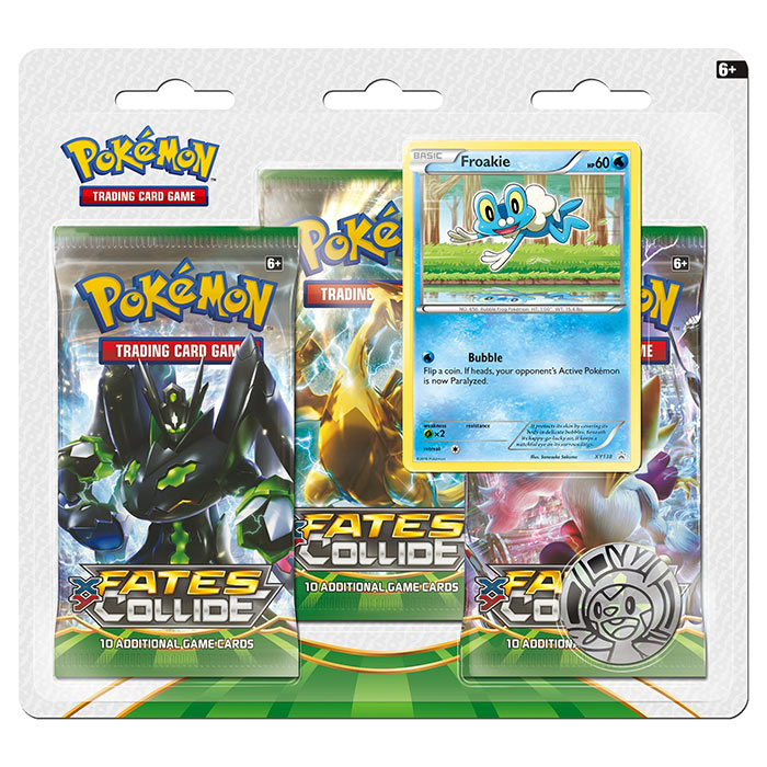 Collicide XY Fates Collide - Froakie 3 Pack Blister