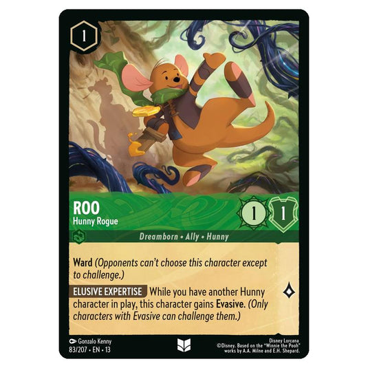 Lorcana - Attack of the Vine - Roo - Hunny Rogue (Uncommon) - 83/207