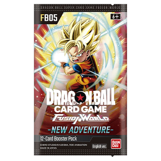 Dragon Ball Super Card Game - Fusion World - FB05 - New Adventure - Booster Pack