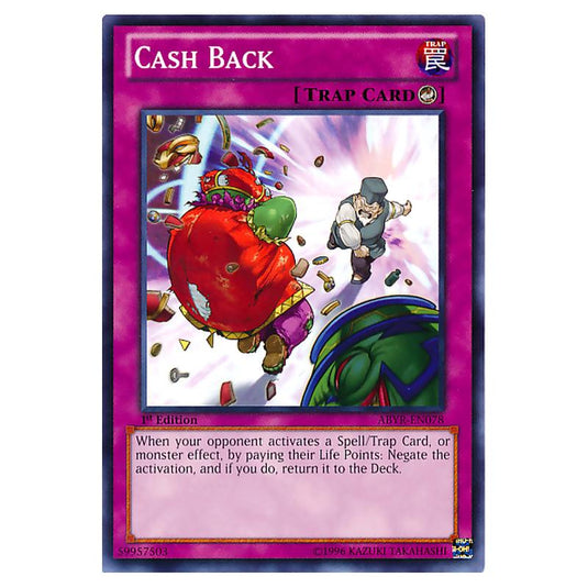 Yu-Gi-Oh! - Abyss Rising - Cash Back (Short Print) ABYR-EN078