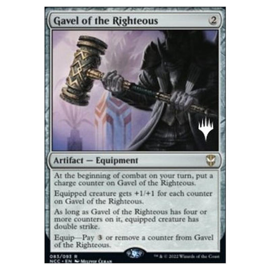 Magic The Gathering - Commander: Streets of New Capenna Promos - Gavel of the Righteous - 083/281