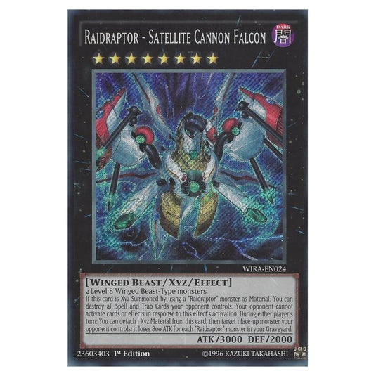 Yu-Gi-Oh! - Wing Raiders - Raidraptor - Satellite Cannon Falcon (Secret Rare) WIRA-EN024