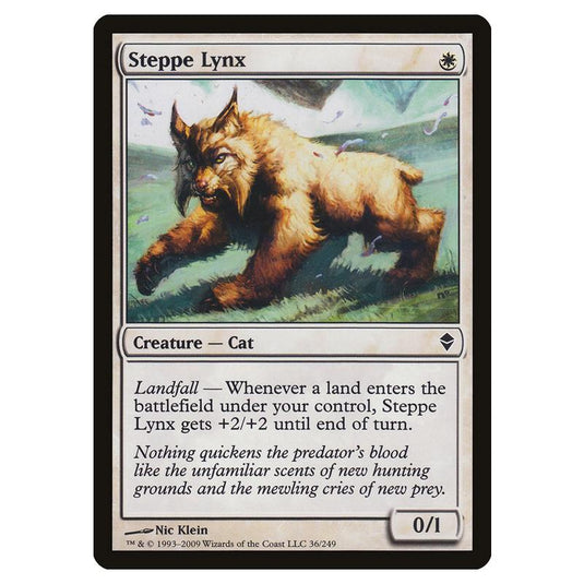 Magic The Gathering - Zendikar - Steppe Lynx - 36/249 (Foil)