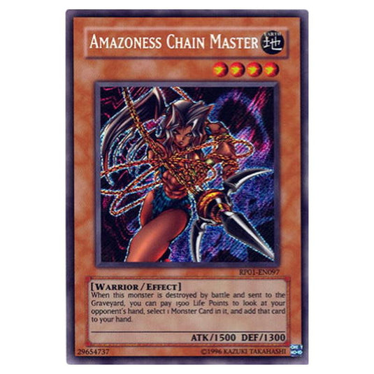 Yu-Gi-Oh! - Retro Pack - Amazoness Chain Master (Secret Rare) RP01-EN097