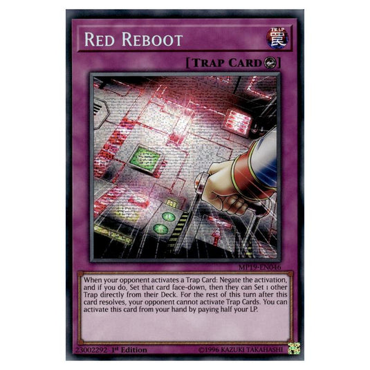 Yu-Gi-Oh! - 2019 Gold Sarcophagus Tin Mega Pack - Red Reboot (Prismatic Secret Rare) MP19-EN046