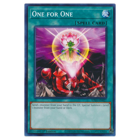 Yu-Gi-Oh! - Structure Deck - Sacred Beasts - One for One (Common) SDSA-EN027