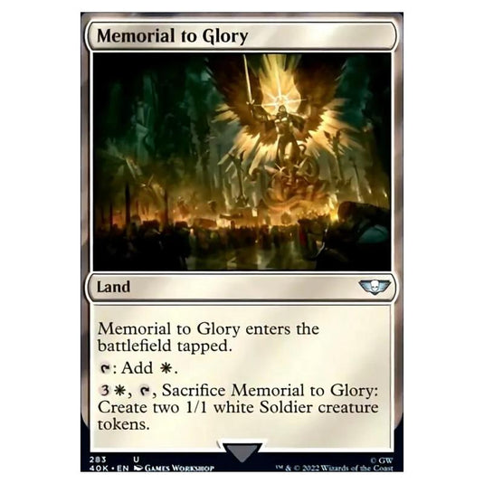 Magic The Gathering - Universes Beyond - Warhammer 40k - Memorial to Glory - 283/168