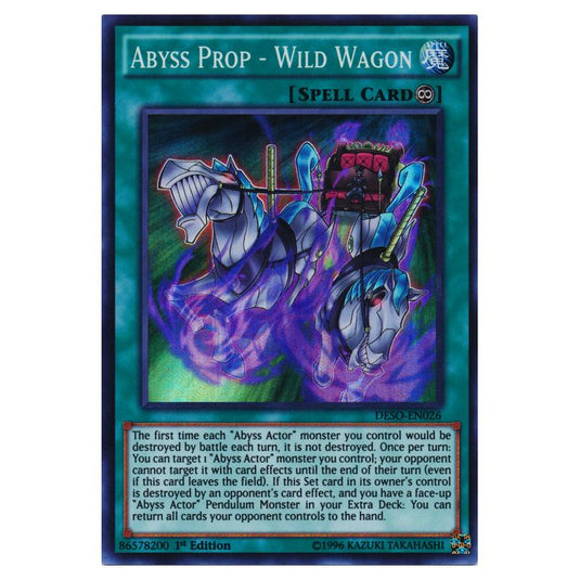 Yu-Gi-Oh! - Destiny Soldiers - Abyss Prop - Wild Wagon (Super Rare) DESO-EN026