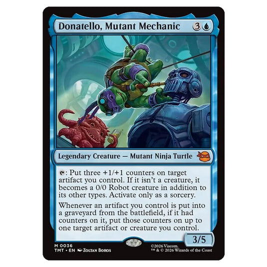 Magic The Gathering - Teenage Mutant Ninja Turtles - Donatello, Mutant Mechanic - 0036