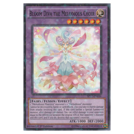 Yu-Gi-Oh! - Star Pack Battle Royal - Bloom Diva the Melodious Choir (Starfoil Rare) SP17-EN036