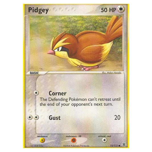 Pokemon - EX Series - FireRed & LeafGreen - Pidgey - 73/112