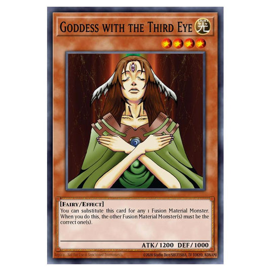 Yu-Gi-Oh! - Speed Duel GX - Duel Academy Box - Goddess with the Third Eye (Common) SGX1-ENA05