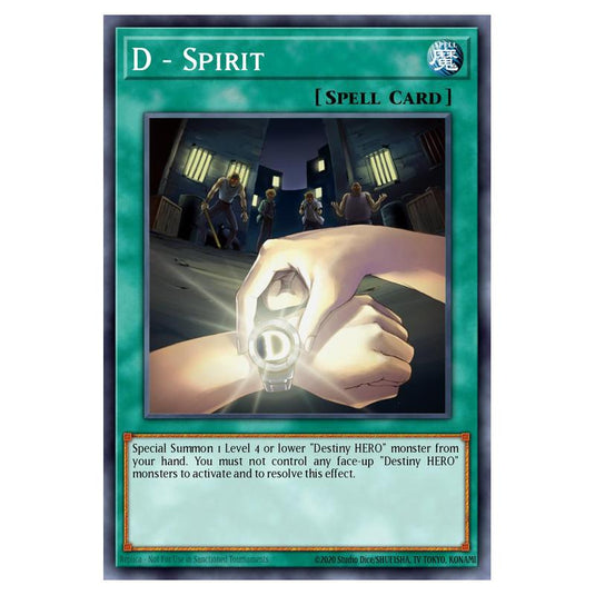 Yu-Gi-Oh! - Speed Duel GX - Duel Academy Box - D - Spirit (Common) SGX1-ENB14