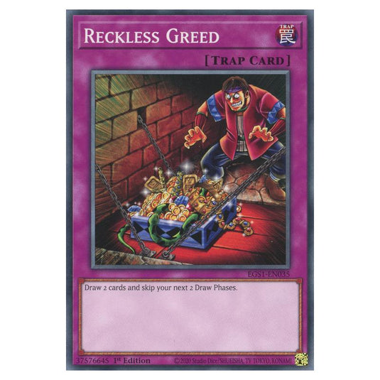 Yu-Gi-Oh! - Egyptian God Deck - Slifer the Sky Dragon - Reckless Greed (Common) EGS1-EN035