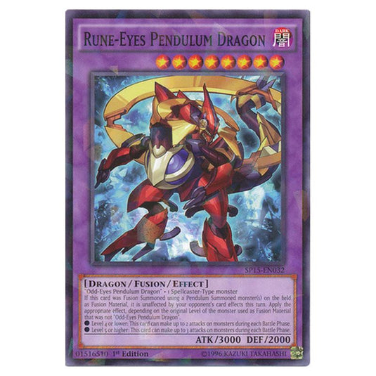 Yu-Gi-Oh! - Star Pack ARC-V - Rune-Eyes Pendulum Dragon (Shatterfoil Rare) SP15-EN032