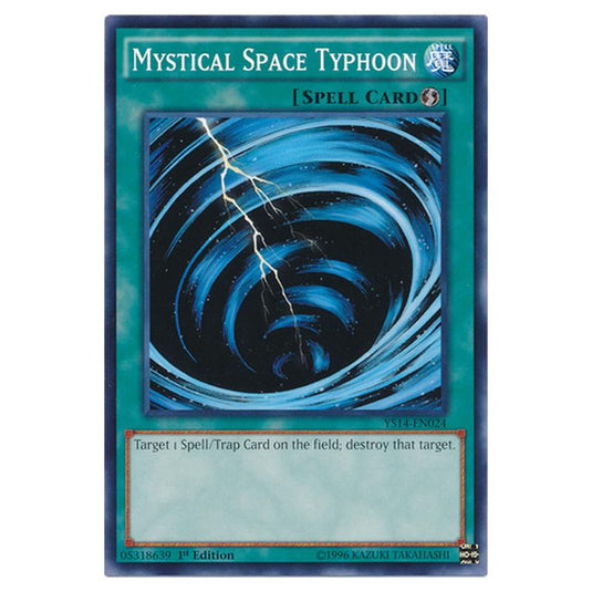 Yu-Gi-Oh! - Super Starter - Space-Time Showdown - Mystical Space Typhoon (Common) YS14-EN024