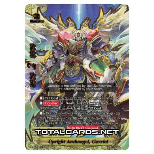 Future Card Buddyfight - Soaring Superior Deity Dragon - Upright Archangel, Gavriel (RRR) S-BT06/0005