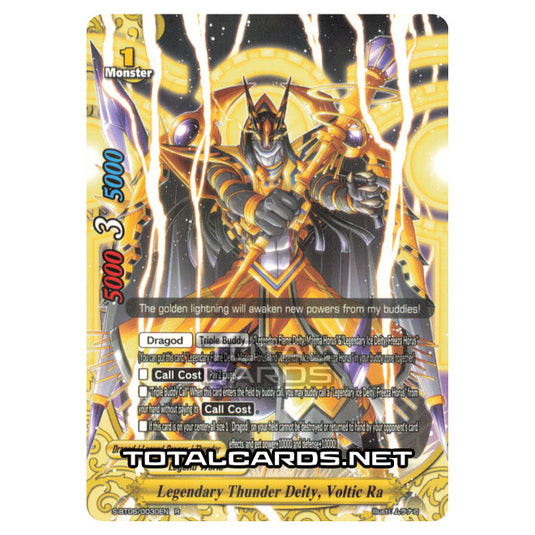 Future Card Buddyfight - Soaring Superior Deity Dragon - Legendary Thunder Deity, Voltaic Ra (R) S-BT06/0030