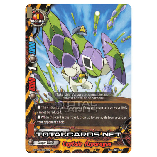 Future Card Buddyfight - Soaring Superior Deity Dragon - Captain Asparagus (C) S-BT06/0055