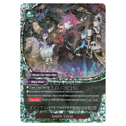 Future Card Buddyfight - Perfected Time Ruler - Lunatic Circus (RR) S-BT07/0012