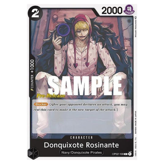 One Piece - OP-02: Paramount War Promos - Donquixote Rosinante - OP02-108