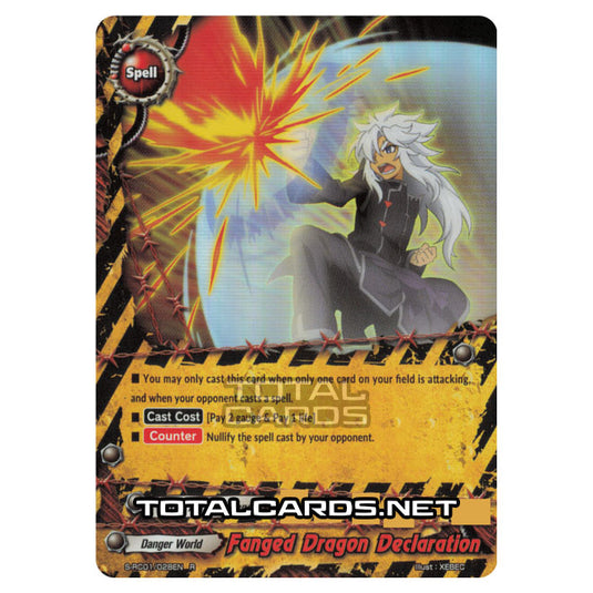 Future Card Buddyfight - Ace Re: Collection Vol.1 - Fanged Dragon Declaration (R) S-RC01/0028