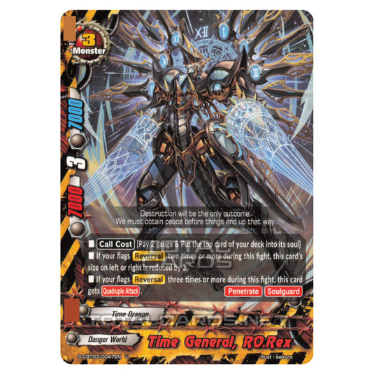 Future Card Buddyfight - Ultimate Unite - Time General, RO.Rex (U) S-CBT03/0047