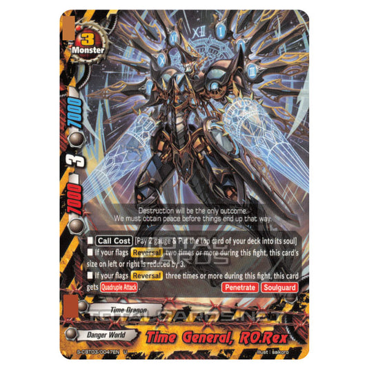 Future Card Buddyfight - Ultimate Unite - Time General, RO.Rex (U) S-CBT03/0047 (Foil)