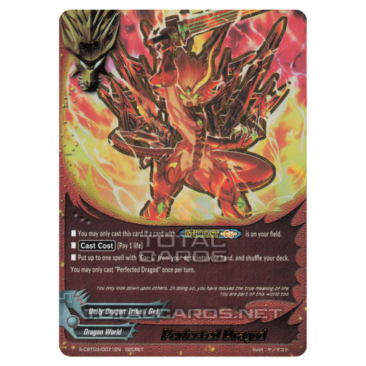 Future Card Buddyfight - Ultimate Unite - Perfected Dragod (SR) S-CBT03/0071