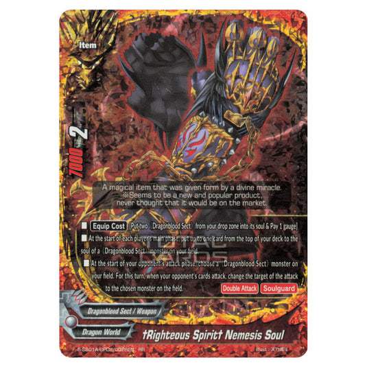 Future Card Buddyfight - Buddy Ragnarok - † Justice Resent Spirit † Nemesis Soul (RR) S-SS01A-SP02/0026EN