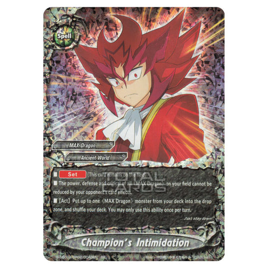 Future Card Buddyfight - Buddy Ragnarok - Champion's Intimidation (RR) S-SS01A-SP02/0043EN