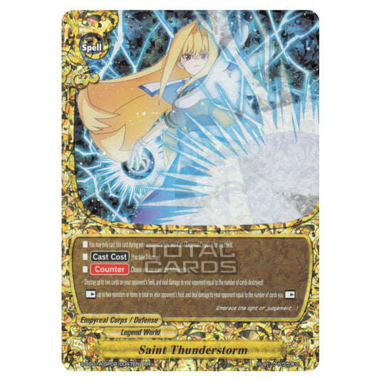 Future Card Buddyfight - Buddy Ragnarok - Saint Thunderstorm (RR) S-SS01A-SP02/0047EN