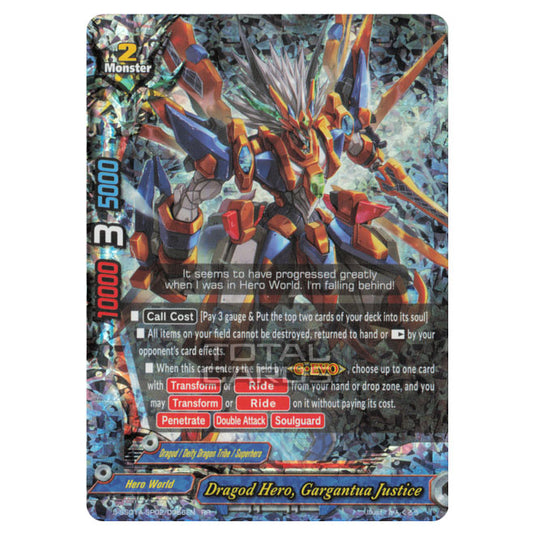 Future Card Buddyfight - Buddy Ragnarok - Dragod Hero, Gargantua Justice (RR) S-SS01A-SP02/0056EN