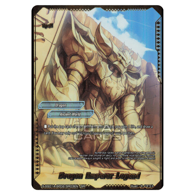 Ss Card Ragnarok Future Card Buddyfight - Buddy Ragnarok - Dragon Emperor Legend (SR) S