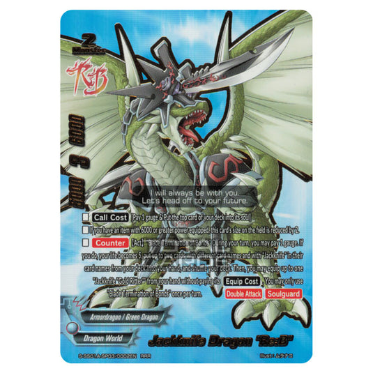 Future Card Buddyfight - Buddy Ragnarok - Jackknife Dragon "Re:B" (RRR) S-SS01A-SP03/0002EN