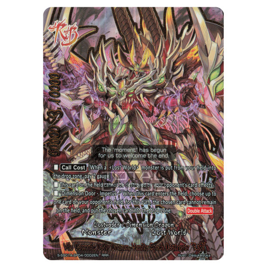 Future Card Buddyfight - Buddy Ragnarok - Vile Demonic Deity Dragon, Vanity Epoch Destroyer "Re:B" (RRR) S-SS01A-SP04/0002EN