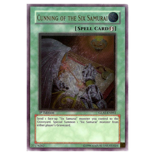 Yu-Gi-Oh! - Gladiator\'s Assault - Cunning of the Six Samurai (Ultimate Rare) GLAS-EN061
